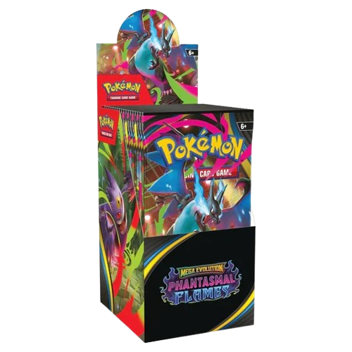 Mega Evolution Phantasmal Flames - Booster Box 18 Unidades