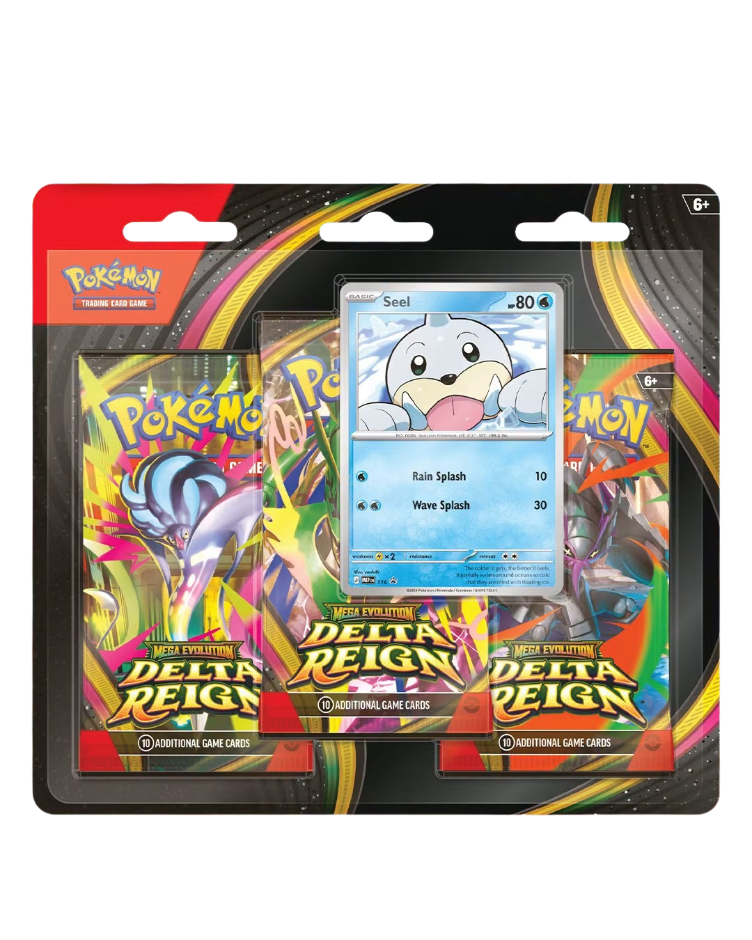 Mega Evolution Delta Reign- 3-Pack Blister
