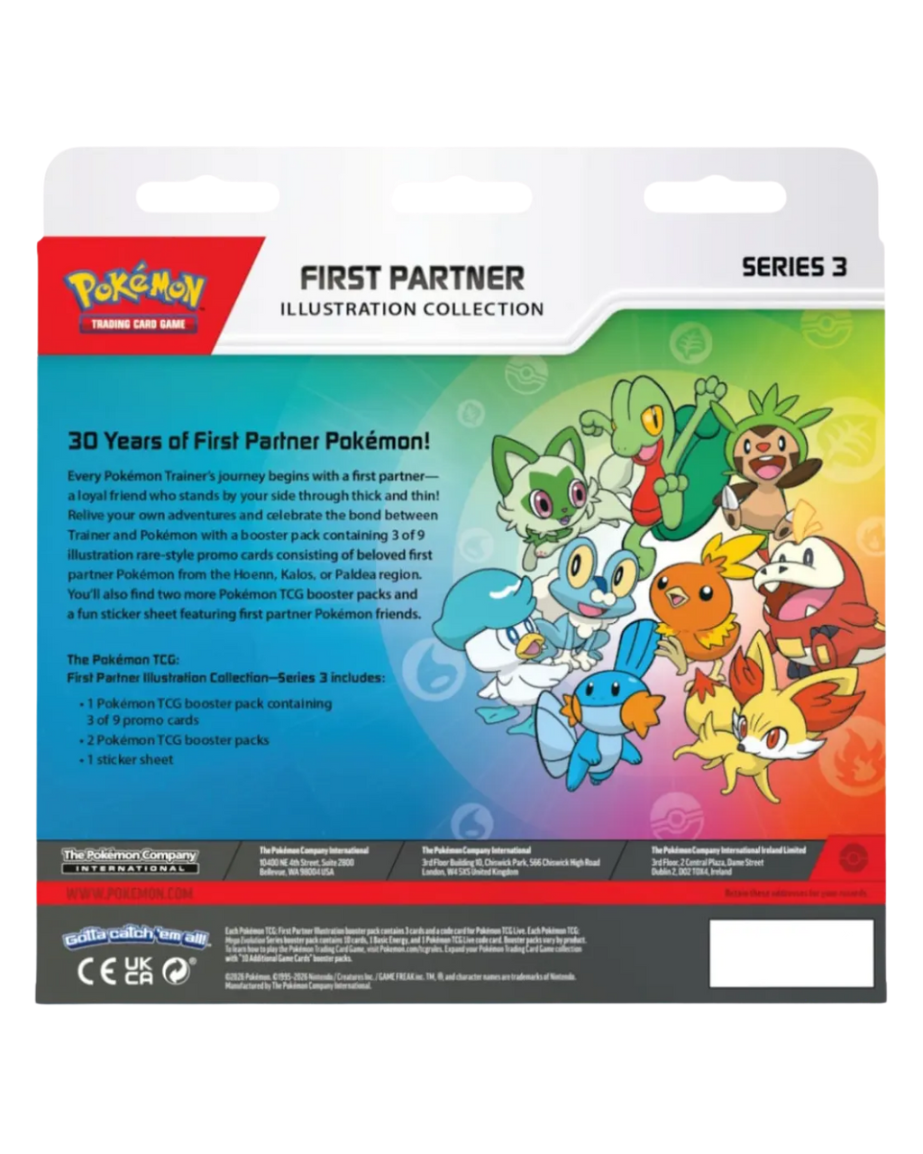 Pokemon - First Partner Illustration Collection Série 3
