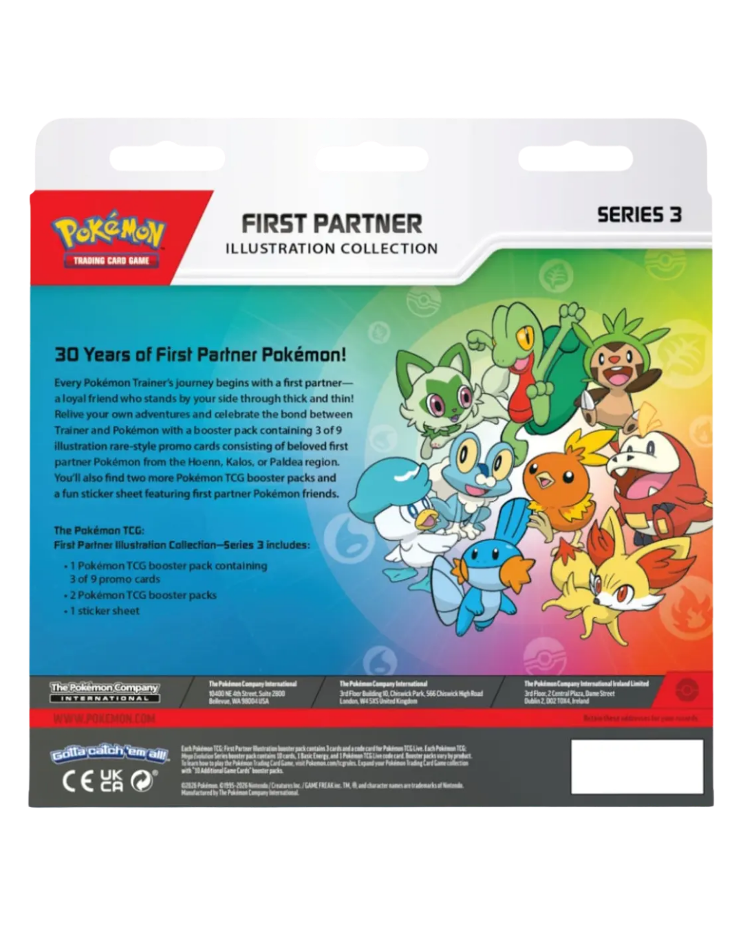 Pokemon - First Partner Illustration Collection Série 3