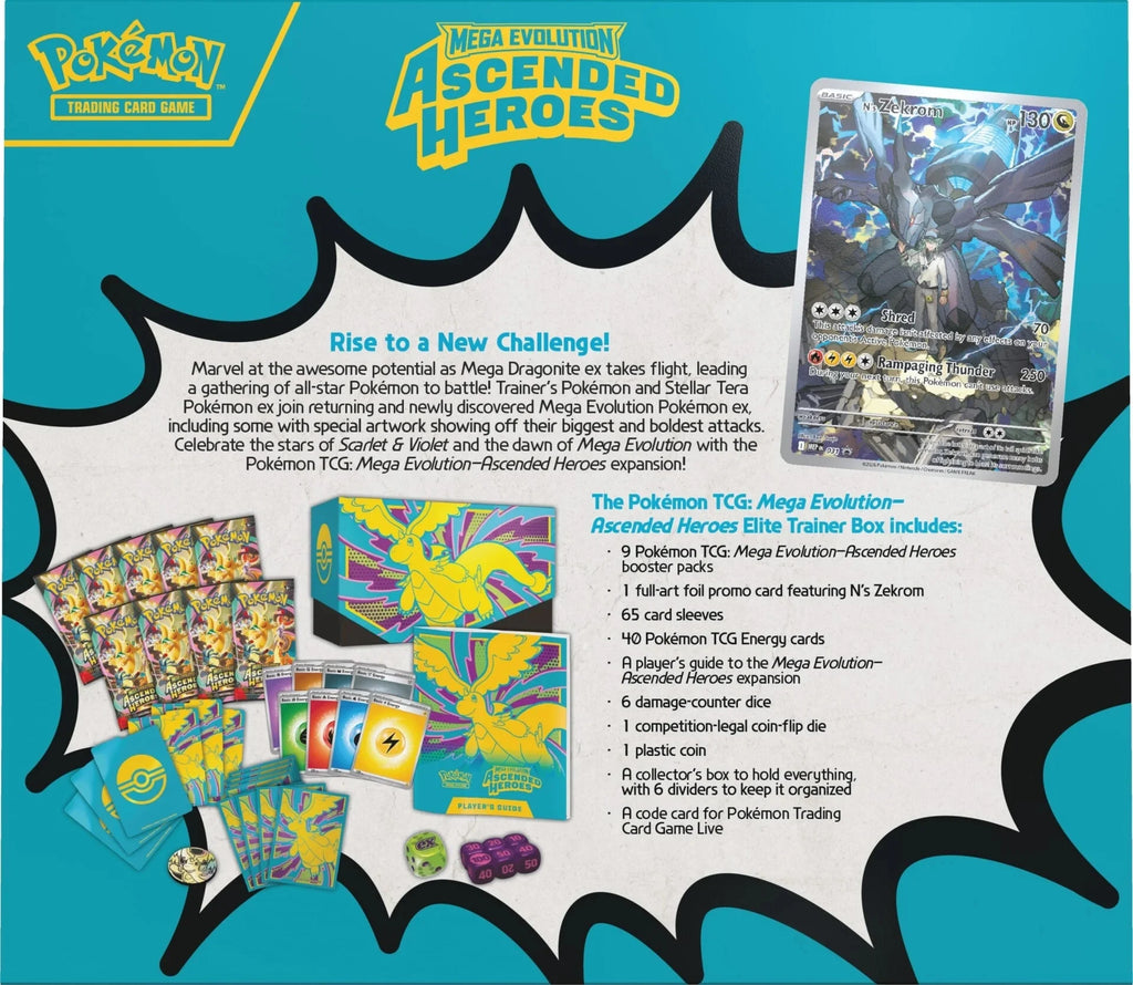 Mega Evolution Ascended Heroes - Elite Trainer Box | Pokémon TCG ...