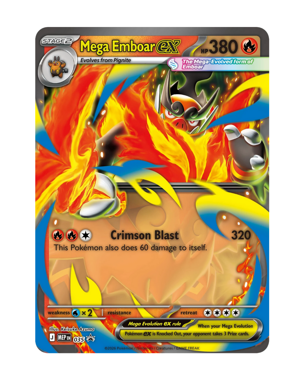 Pokemon - Mega Emboar ex Box