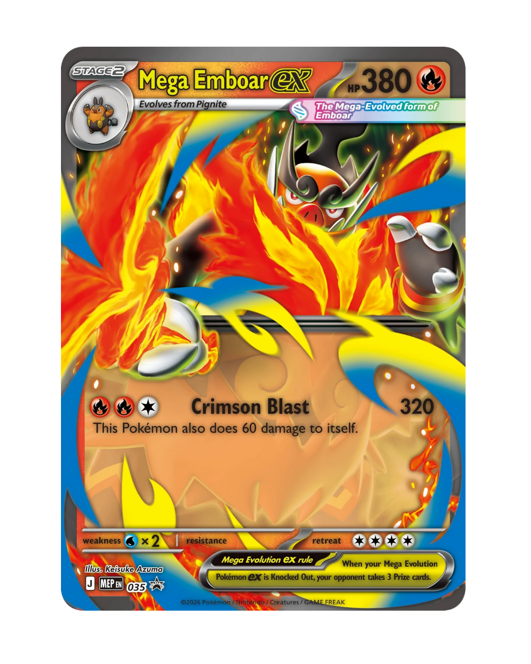 Pokemon - Mega Emboar ex Box