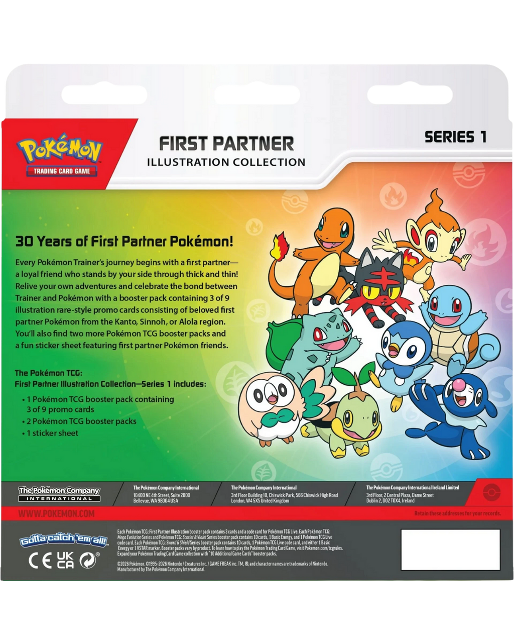 Pokemon - First Partner Booster Collection