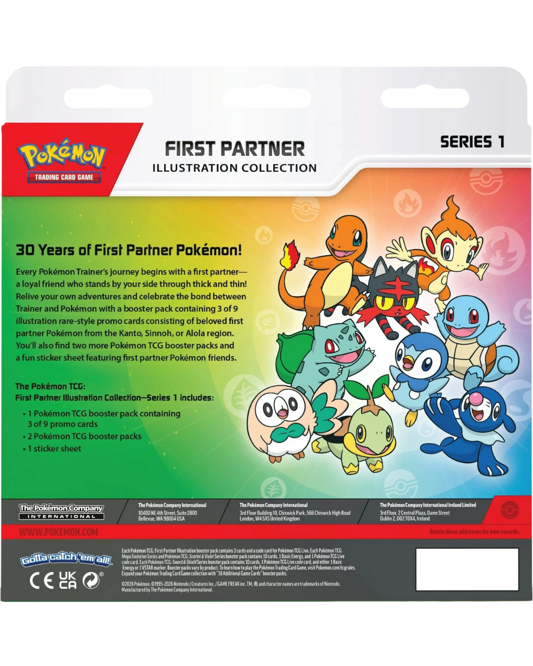 Pokemon - First Partner Booster Collection