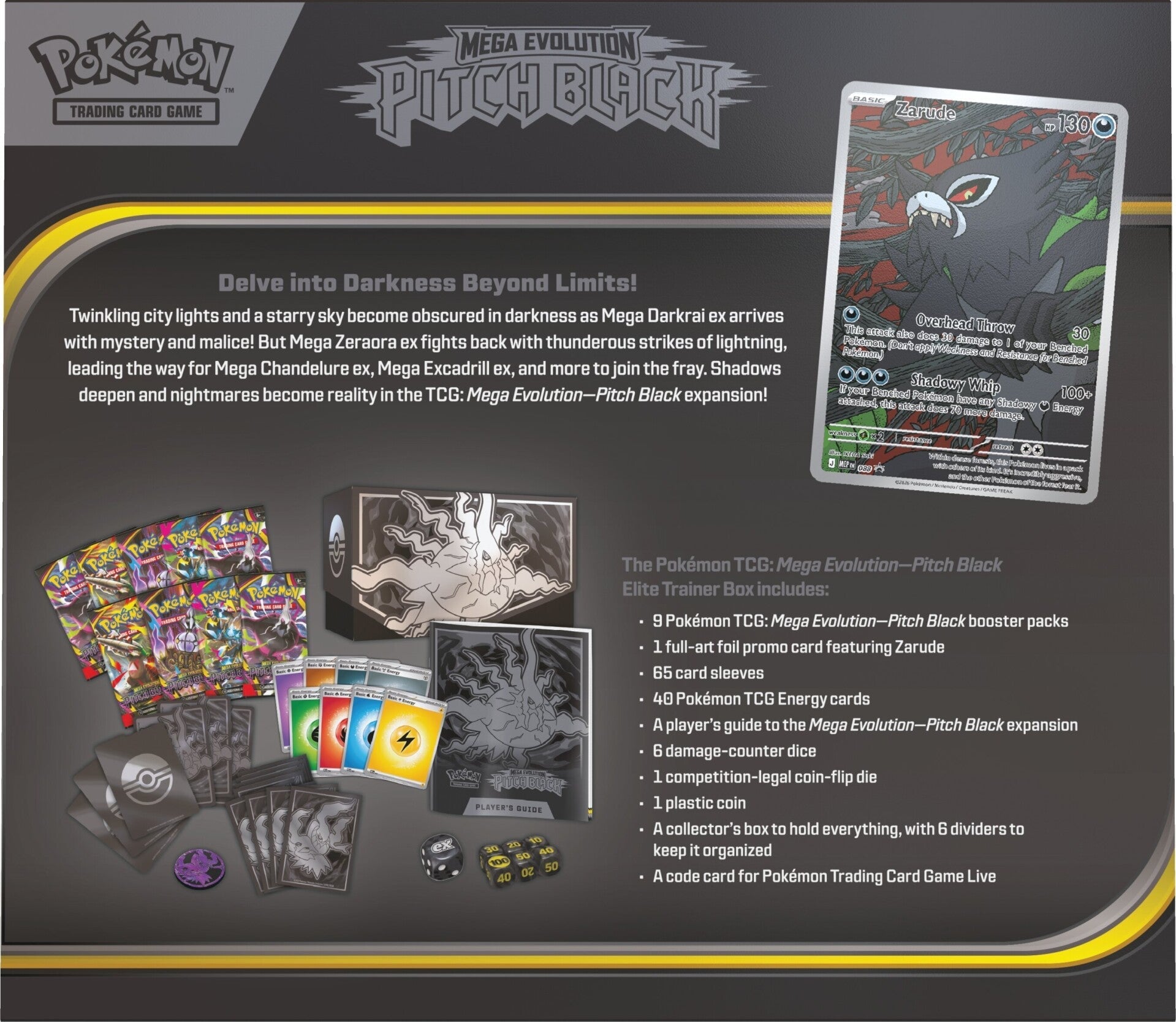 Mega Evolution Pitch Black - Elite Trainer Box