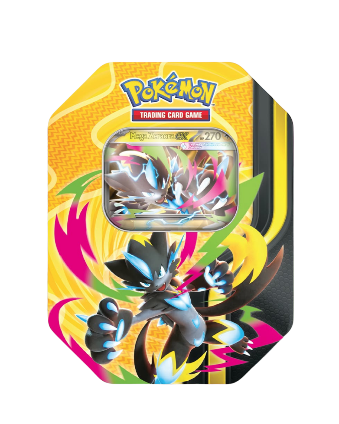 Mega Forces Tin: Mega Zeraora ex
