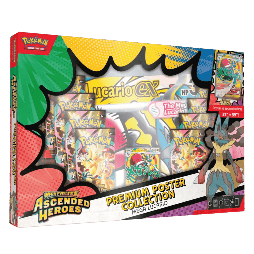 Pokemon Mega Evolution - Ascended Heroes Premium Poster Collection Lucario